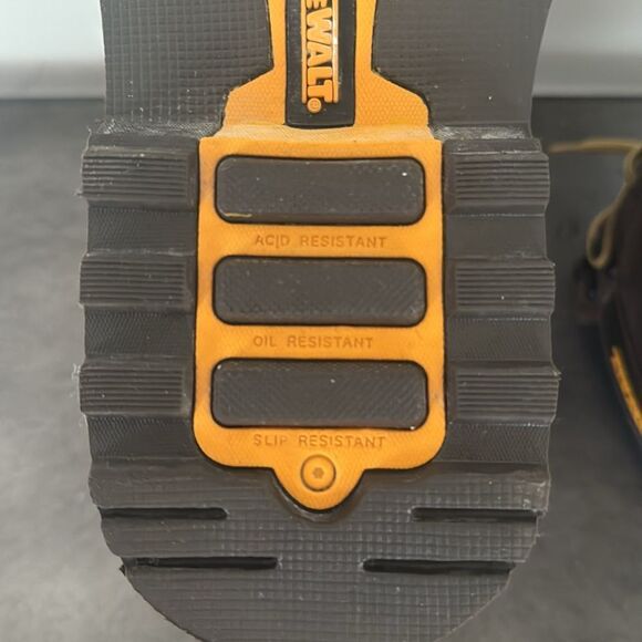 DEWALT MEN'S FLEX LACE-UP WORK BOOTS - STEEL TOE ASTM TOUGH RUGGED MENS SIZE 7M - Picture 10 of 12